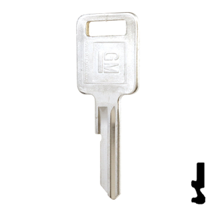 Uncut OEM Key Blank | GM | B50, P1098C Automotive Key Strattec