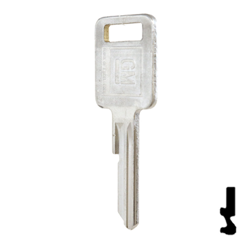 Uncut OEM Key Blank | GM | B50, P1098C Automotive Key Strattec