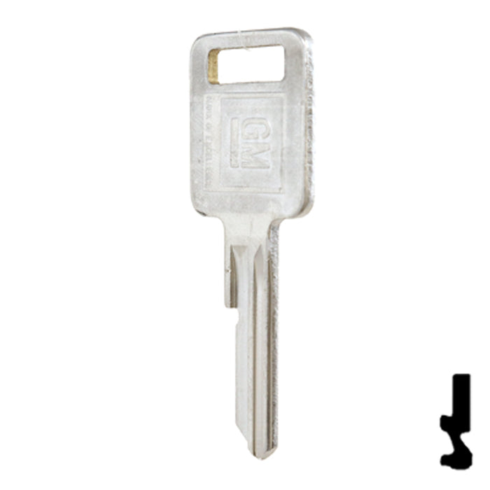 Uncut OEM Key Blank | GM | B50, P1098C Automotive Key Strattec