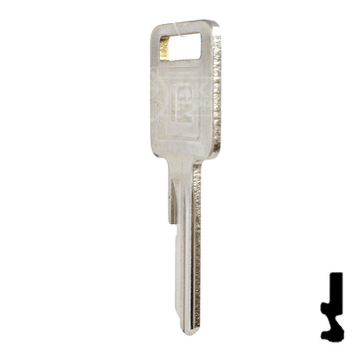 Uncut OEM Key Blank | GM | B50, P1098C Automotive Key Strattec