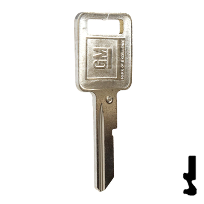 Uncut OEM Key Blank | GM | B50, P1098C Automotive Key Strattec