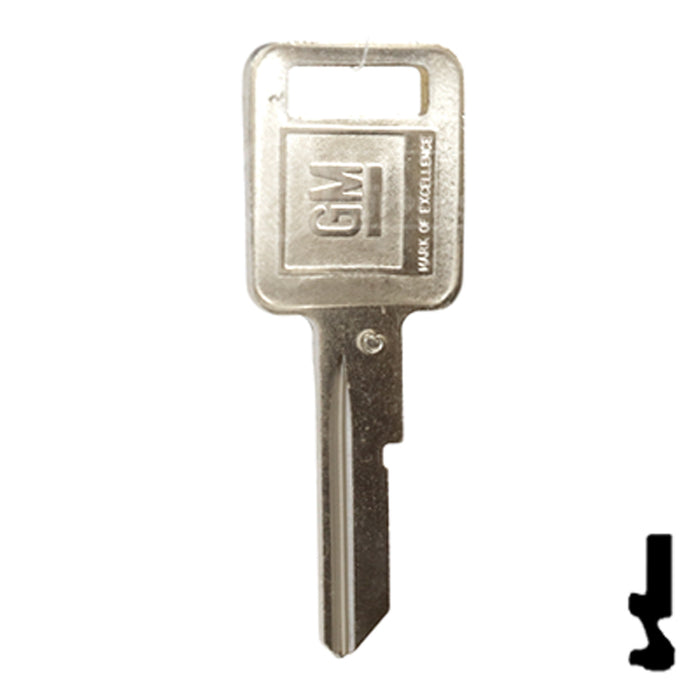 Uncut OEM Key Blank | GM | B50, P1098C Automotive Key Strattec
