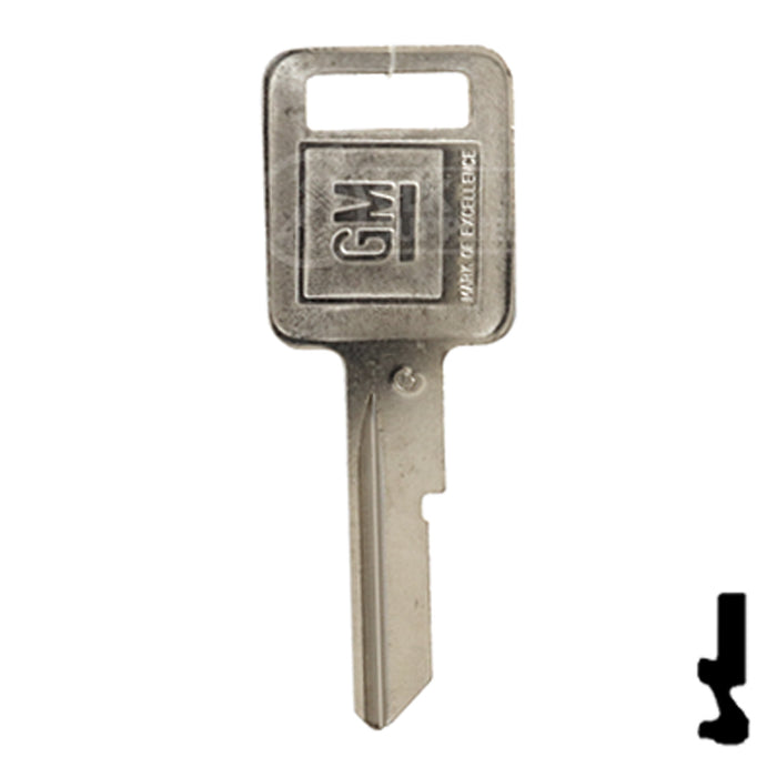 Uncut OEM Key Blank | GM | B50, P1098C Automotive Key Strattec