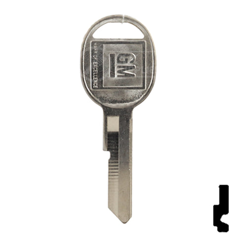 Uncut OEM Key Blank | GM | B51, S1098D Automotive Key Strattec