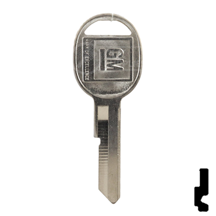 Uncut OEM Key Blank | GM | B51, S1098D Automotive Key Strattec