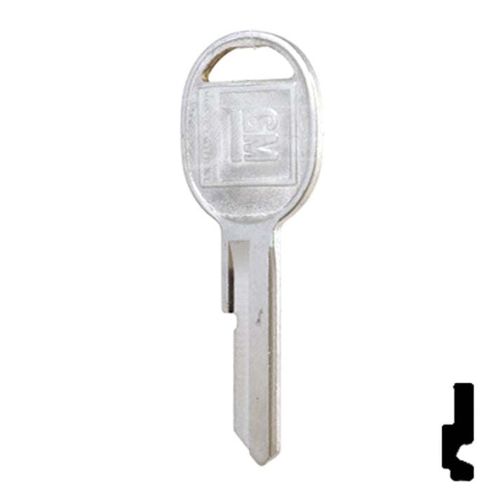 Uncut OEM Key Blank | GM | B51, S1098D Automotive Key Strattec
