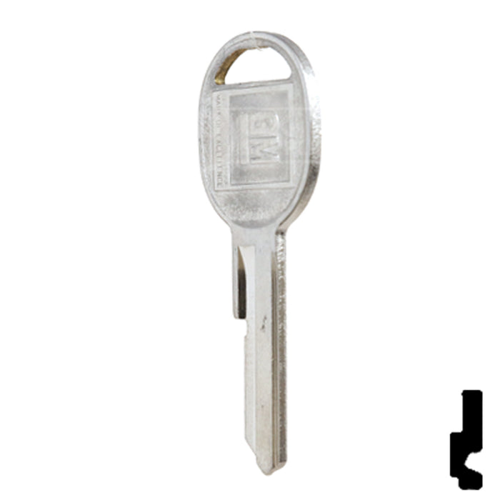 Uncut OEM Key Blank | GM | B51, S1098D Automotive Key Strattec