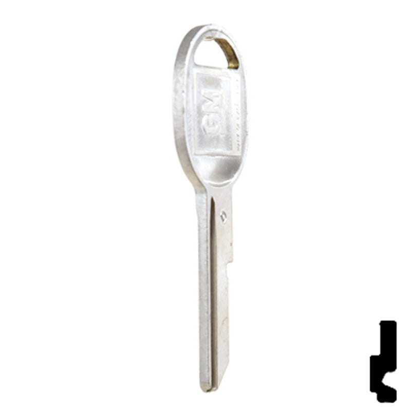Uncut OEM Key Blank | GM | B51, S1098D Automotive Key Strattec