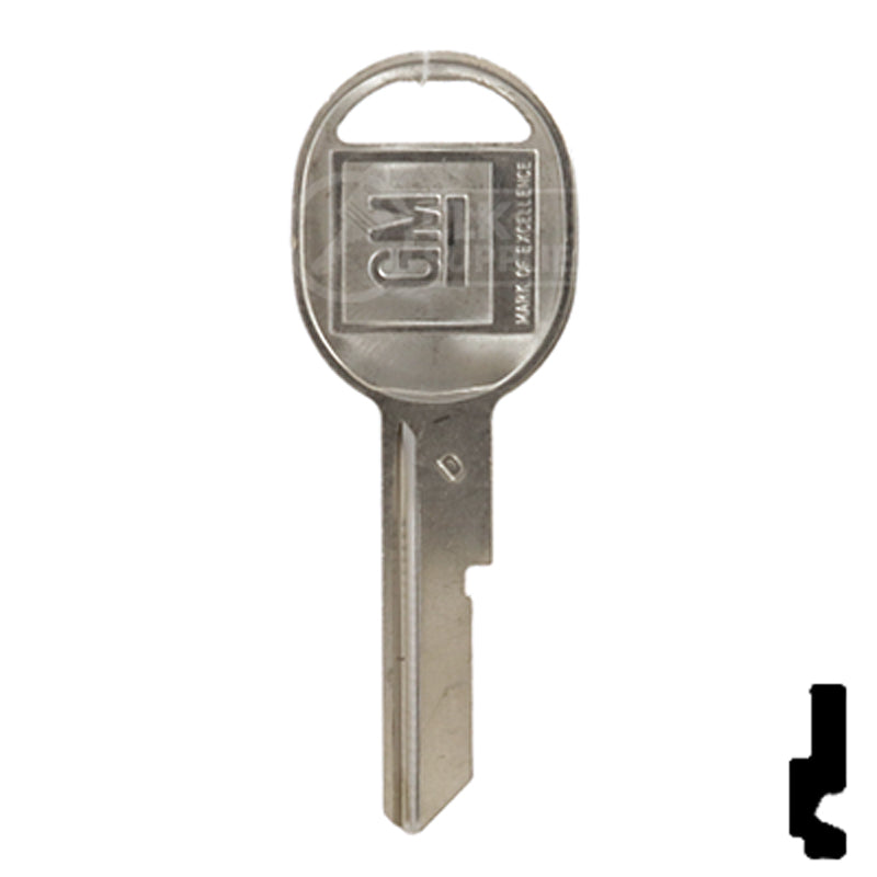 Uncut OEM Key Blank | GM | B51, S1098D Automotive Key Strattec