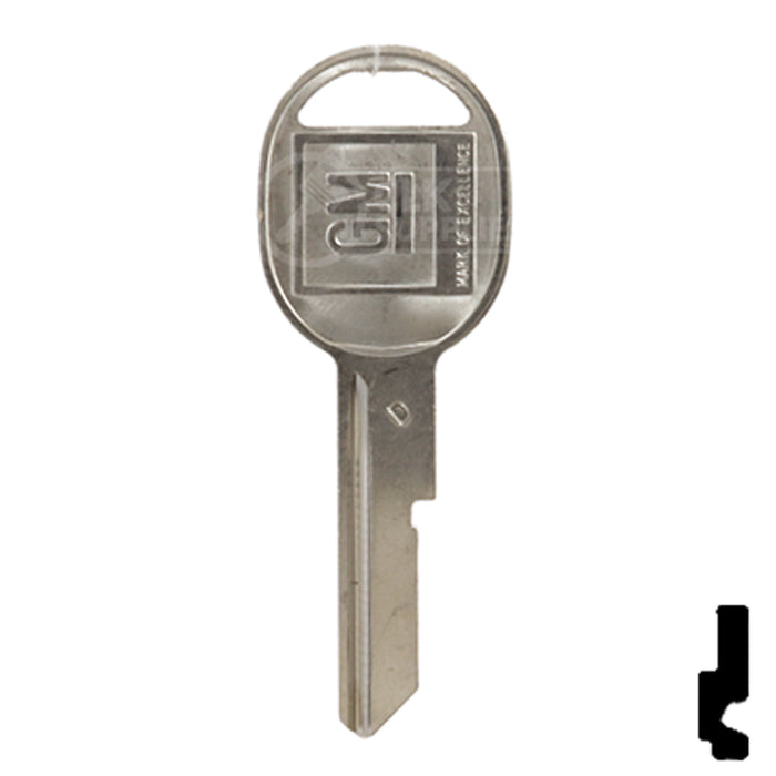Uncut OEM Key Blank | GM | B51, S1098D Automotive Key Strattec