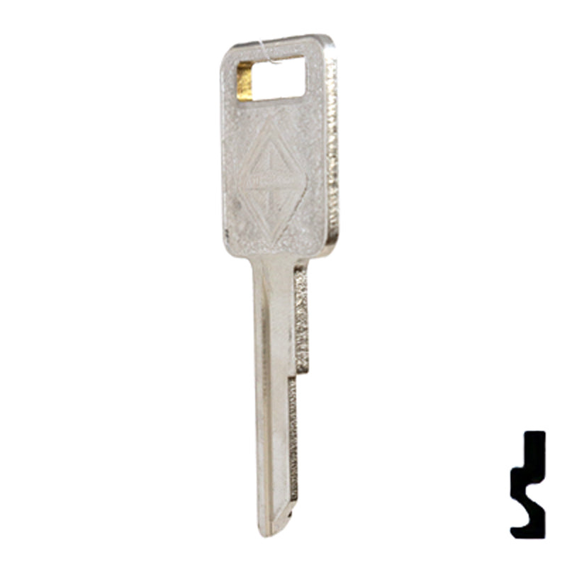 Uncut OEM Key Blank | International, Navistarr | 321490 Automotive Key Strattec