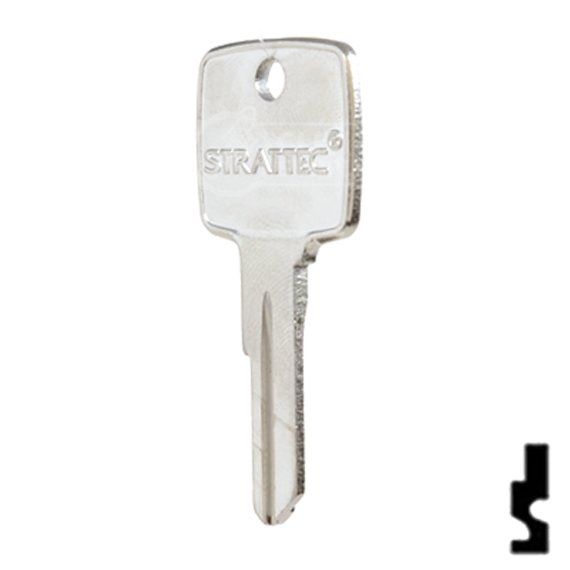 Uncut OEM Key Blank | Mack Trucks | 322710 Automotive Key Strattec