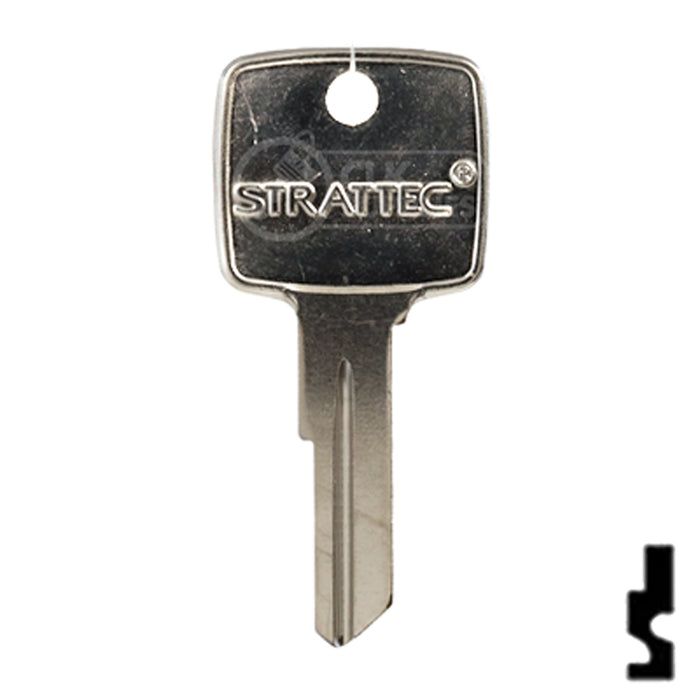 Uncut OEM Key Blank | Mack Trucks | 322710 Automotive Key Strattec