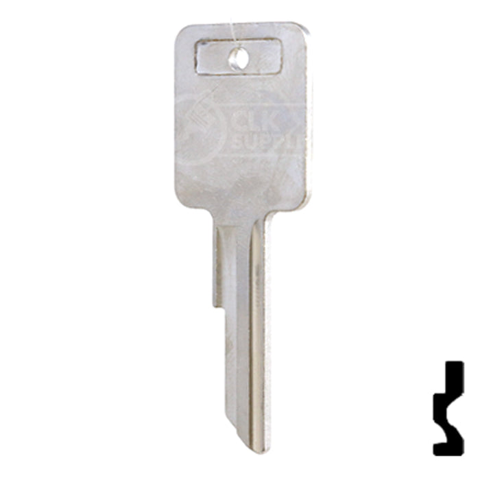 Uncut OEM Key Blank | Volvo, GM | 321148 Automotive Key Strattec