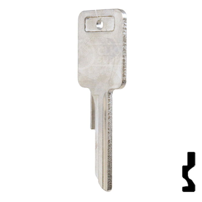 Uncut OEM Key Blank | Volvo, GM | 321148 Automotive Key Strattec
