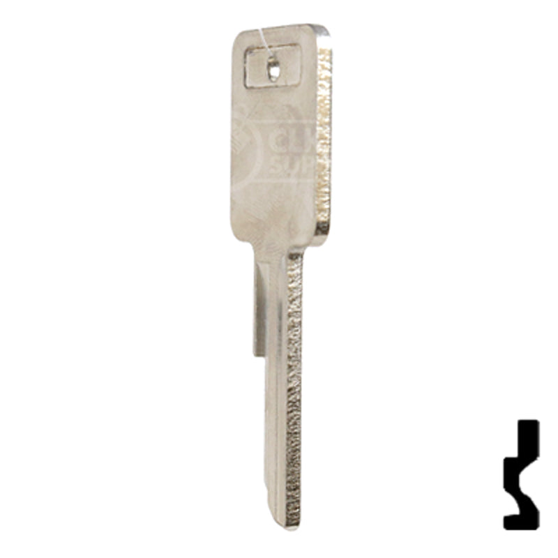Uncut OEM Key Blank | Volvo, GM | 321148 Automotive Key Strattec