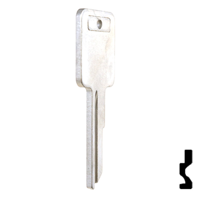 Uncut OEM Key Blank | Volvo, GM | 321148 Automotive Key Strattec