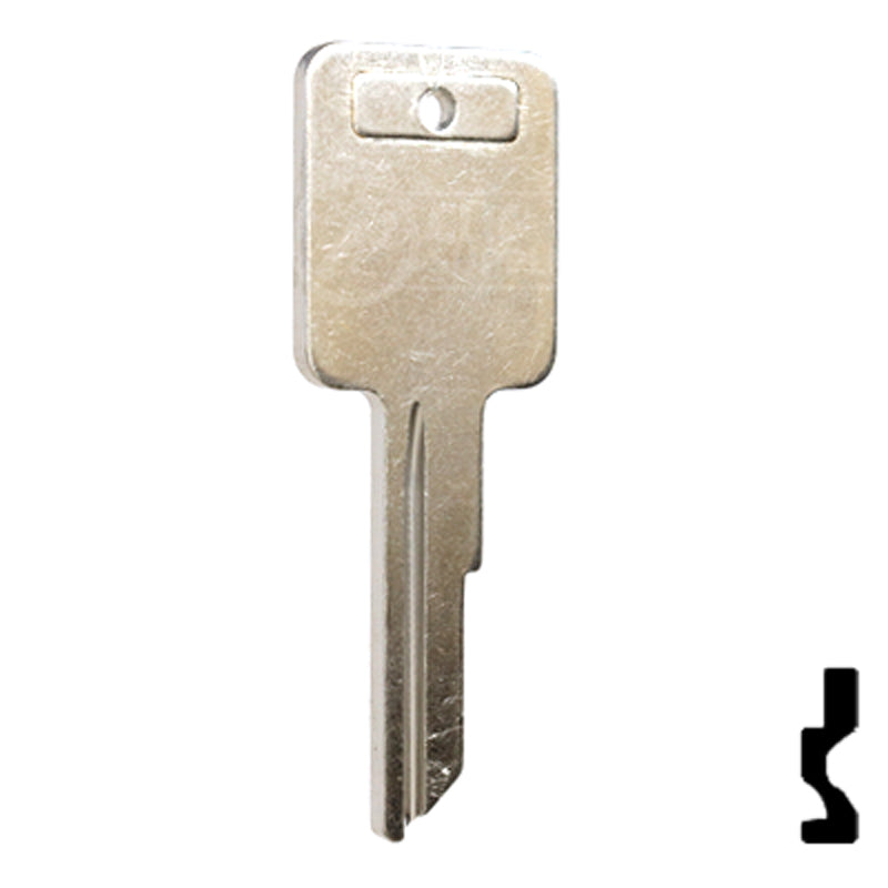 Uncut OEM Key Blank | Volvo, GM | 321148 Automotive Key Strattec