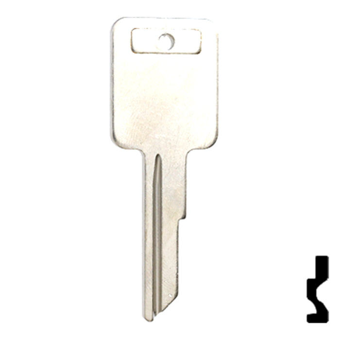 Uncut OEM Key Blank | Volvo, GM | 321148 Automotive Key Strattec