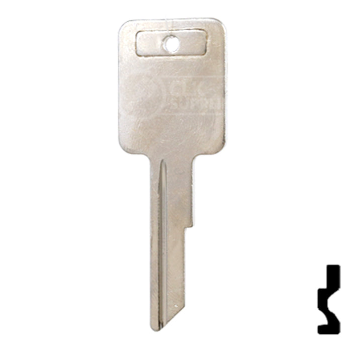 Uncut OEM Key Blank | Volvo, GM | 321148 Automotive Key Strattec