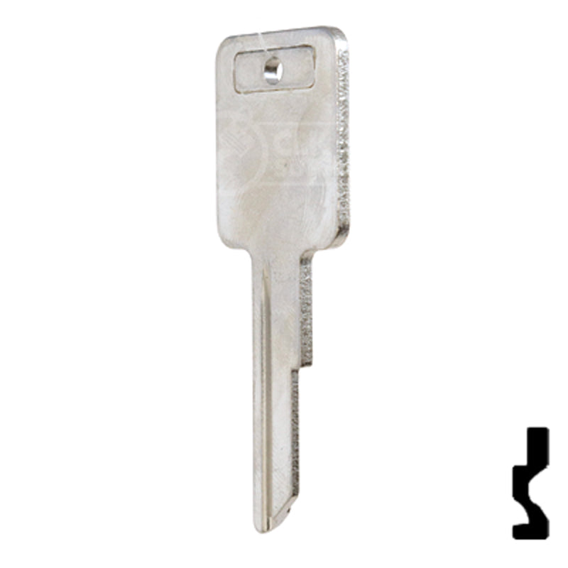 Uncut OEM Key Blank | Volvo, GM | 321148 Automotive Key Strattec