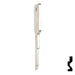 Uncut OEM Key Blank | Volvo, GM | 321148 Automotive Key Strattec