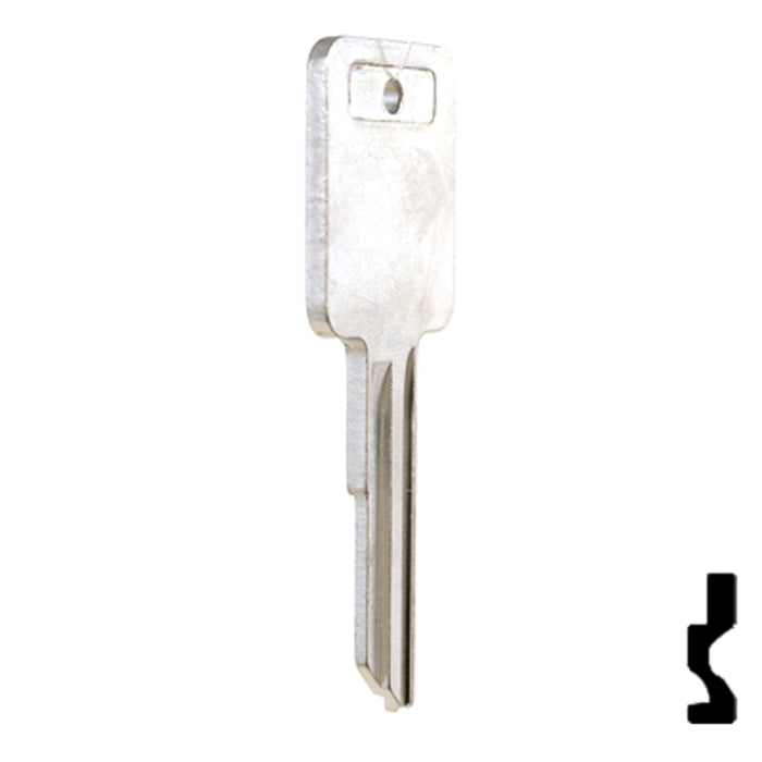 Uncut OEM Key Blank | Volvo, GM | 321148 Automotive Key Strattec