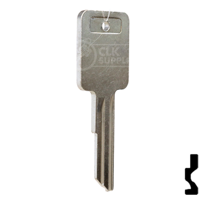 Uncut OEM Key Blank | Volvo, GM | 321148 Automotive Key Strattec