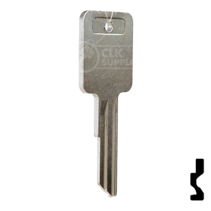 Uncut OEM Key Blank | Volvo, GM | 321148 Automotive Key Strattec
