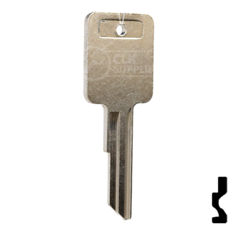Uncut OEM Key Blank | Volvo, GM | 321148 Automotive Key Strattec