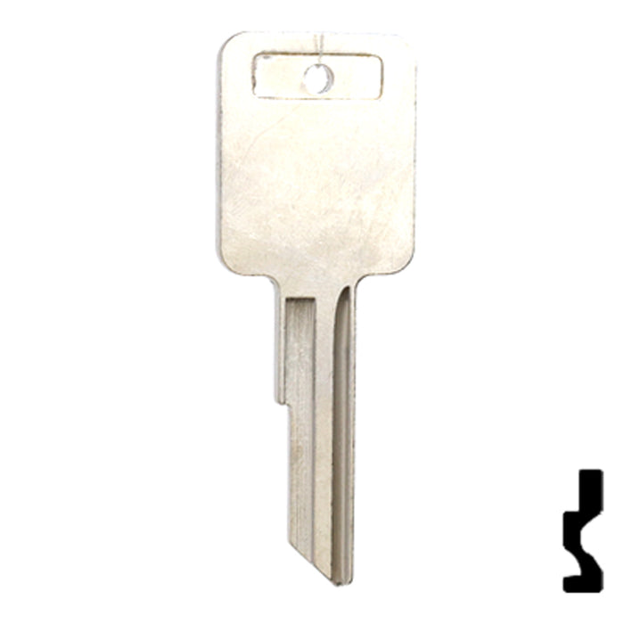 Uncut OEM Key Blank | Volvo, GM | 321148 Automotive Key Strattec