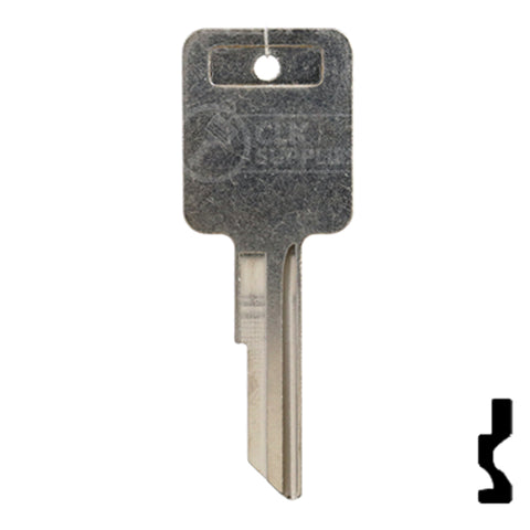 Uncut OEM Key Blank | Volvo, GM | 321148