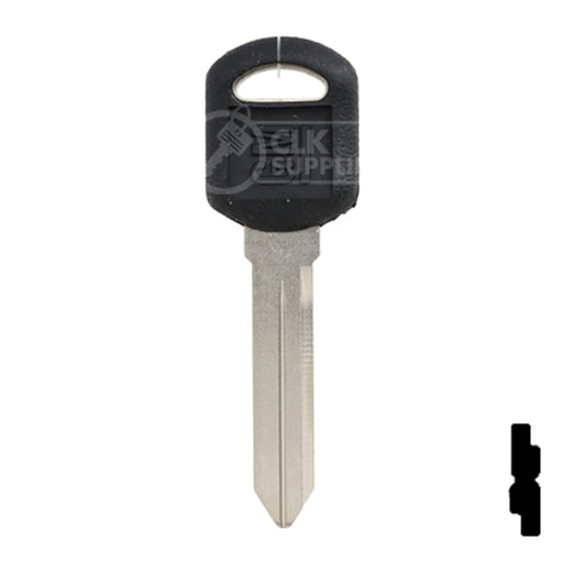 Uncut OEM Plastic Head Key Blank | Buick | 597749 Automotive Key Strattec