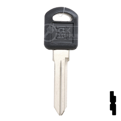 Uncut OEM Plastic Head Key Blank | Chevrolet | 596222 Automotive Key Strattec