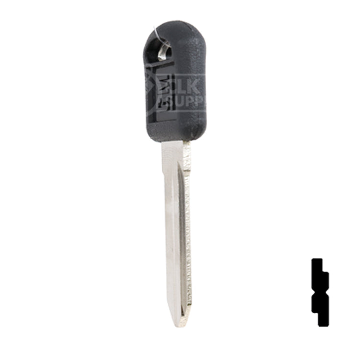 Uncut OEM Plastic Head Key Blank | Chevrolet | 596222 Automotive Key Strattec