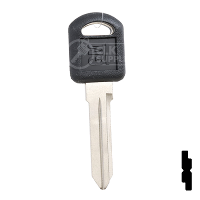 Uncut OEM Plastic Head Key Blank | Chevrolet | 596222 Automotive Key Strattec