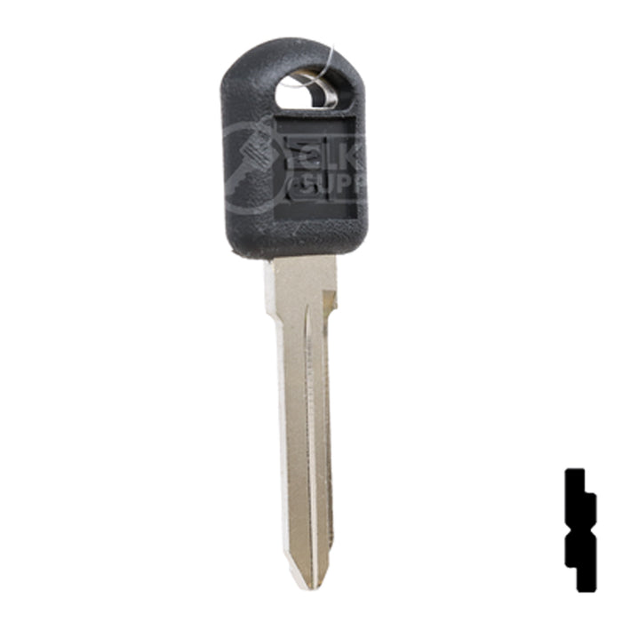 Uncut OEM Plastic Head Key Blank | Chevrolet | 596222 Automotive Key Strattec