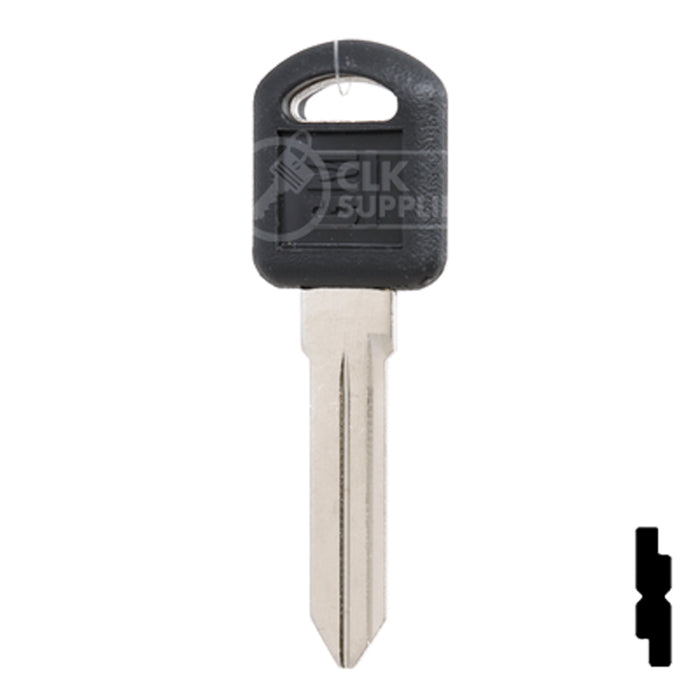 Uncut OEM Plastic Head Key Blank | Chevrolet | 596222 Automotive Key Strattec