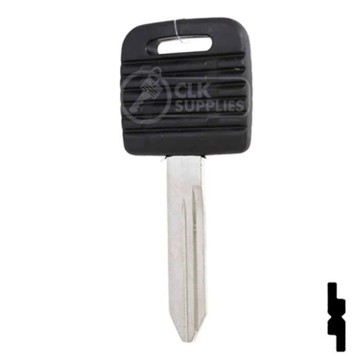 Uncut OEM Plastic Head key Blank | Freightiner | 597893 Automotive Key Strattec