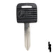 Uncut OEM Plastic Head key Blank | Freightiner | 597893 Automotive Key Strattec