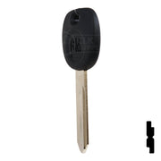 Uncut OEM Plastic Head Key Blank | GM, Chevrolet | 5928818, B102P Automotive Key Strattec