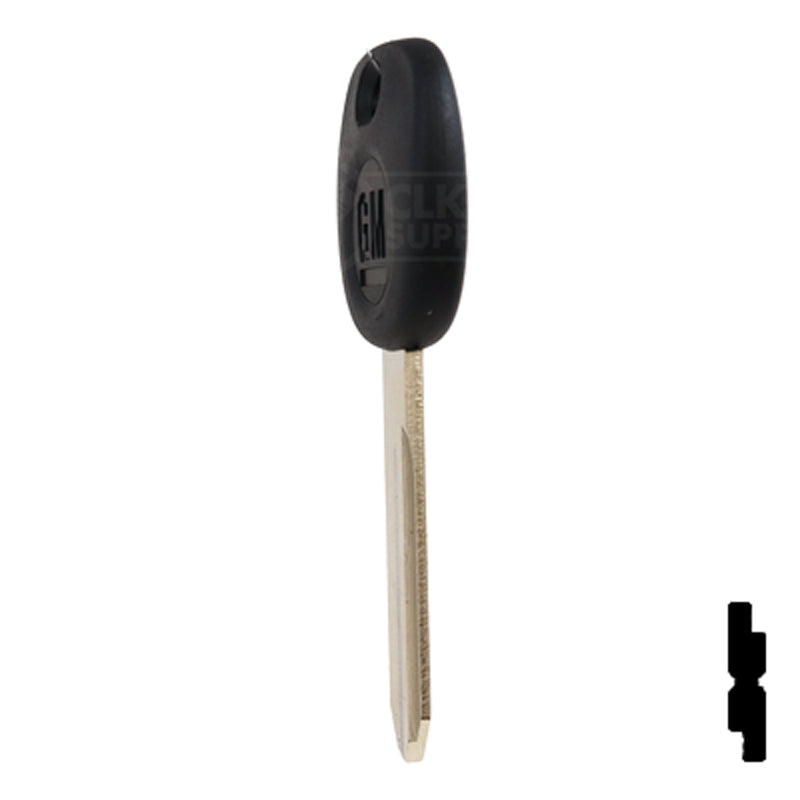 Uncut OEM Plastic Head Key Blank | GM, Chevrolet | 5928818, B102P Automotive Key Strattec