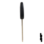Uncut OEM Plastic Head Key Blank | GM, Chevrolet | 5928818, B102P Automotive Key Strattec
