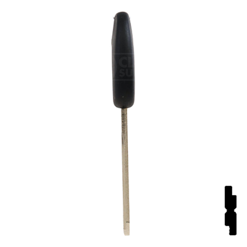 Uncut OEM Plastic Head Key Blank | GM, Chevrolet | 5928818, B102P Automotive Key Strattec