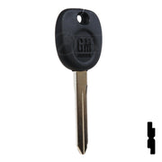 Uncut OEM Plastic Head Key Blank | GM, Chevrolet | 5928818, B102P Automotive Key Strattec