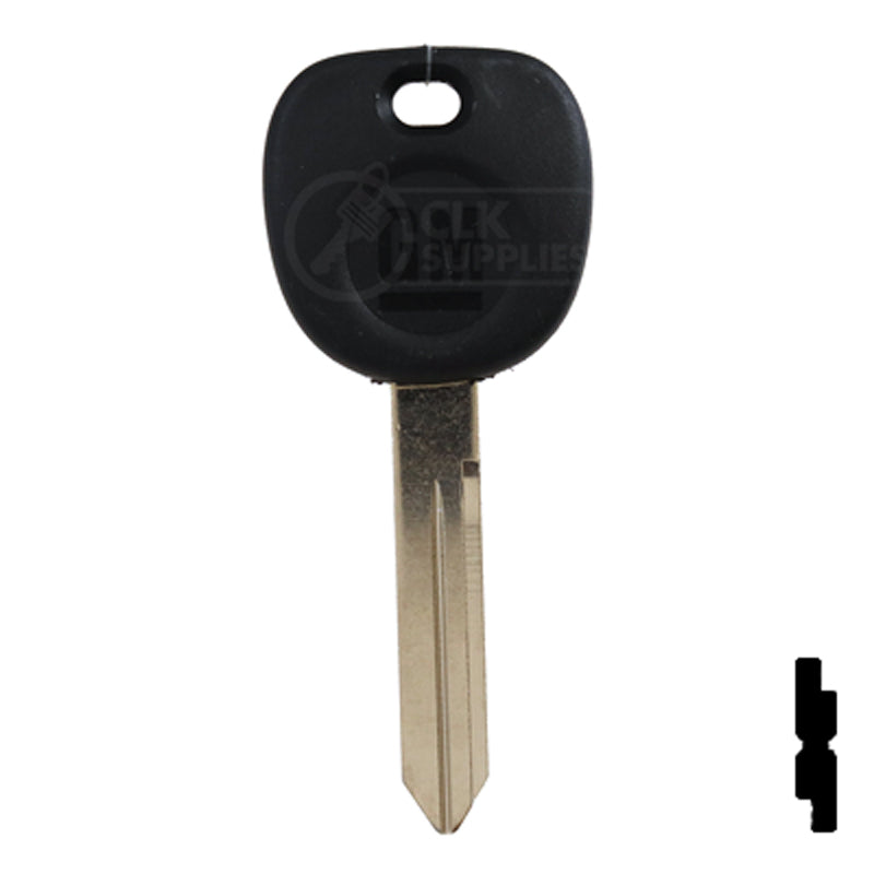 Uncut OEM Plastic Head Key Blank | GM, Chevrolet | 5928818, B102P Automotive Key Strattec