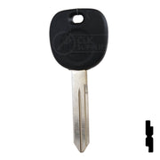 Uncut OEM Plastic Head Key Blank | GM, Chevrolet | 5928818, B102P Automotive Key Strattec