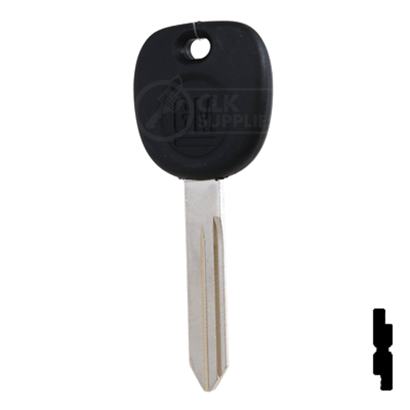 Uncut OEM Plastic Head Key Blank | GM, Chevrolet | 5928818, B102P Automotive Key Strattec