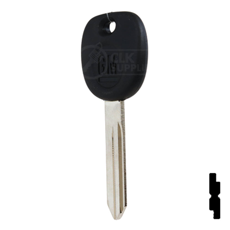 Uncut OEM Plastic Head Key Blank | GM, Chevrolet | 5928818, B102P Automotive Key Strattec