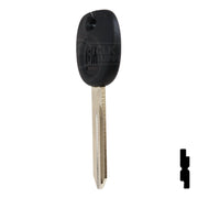 Uncut OEM Plastic Head Key Blank | GM, Chevrolet | 5928818, B102P Automotive Key Strattec